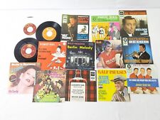 Lot of (15) Vintage German Pressing Vinyl Record 7