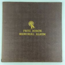 Fritz Busch Memorial Album Vinyl LP Record Album MW-39 picture