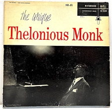 The Unique Thelonious Monk 1958 Vinyl Riverside Records picture