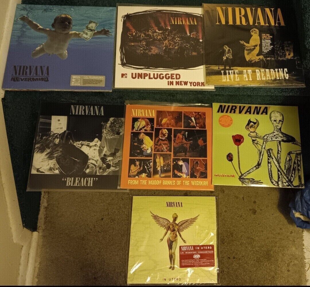 Nirvana, Lot of Seven 12\