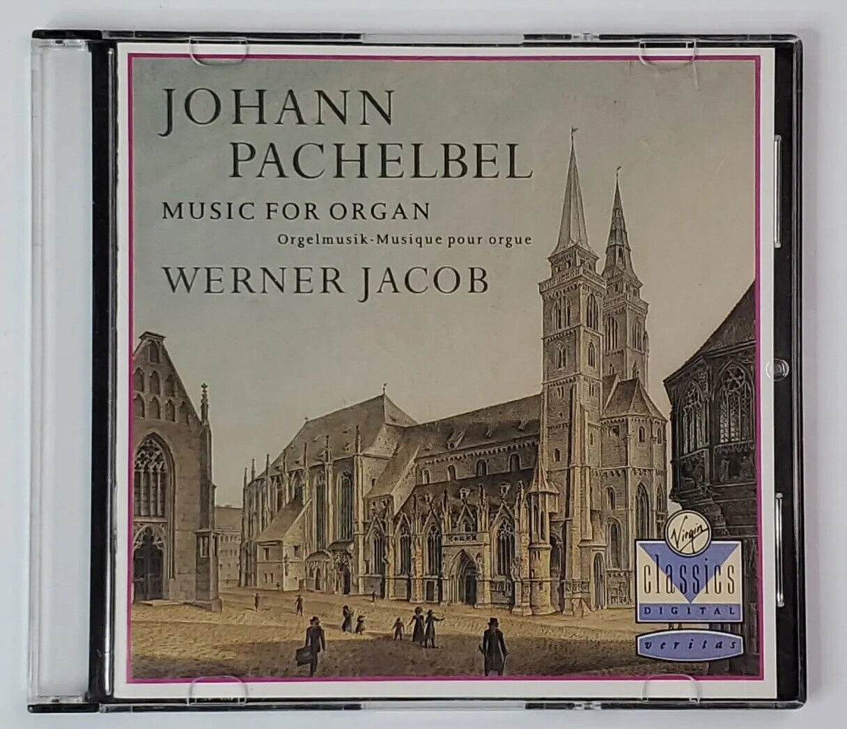 Johann Pachelbel CD Audio Music For Organ Werner Jacob 1990 Album