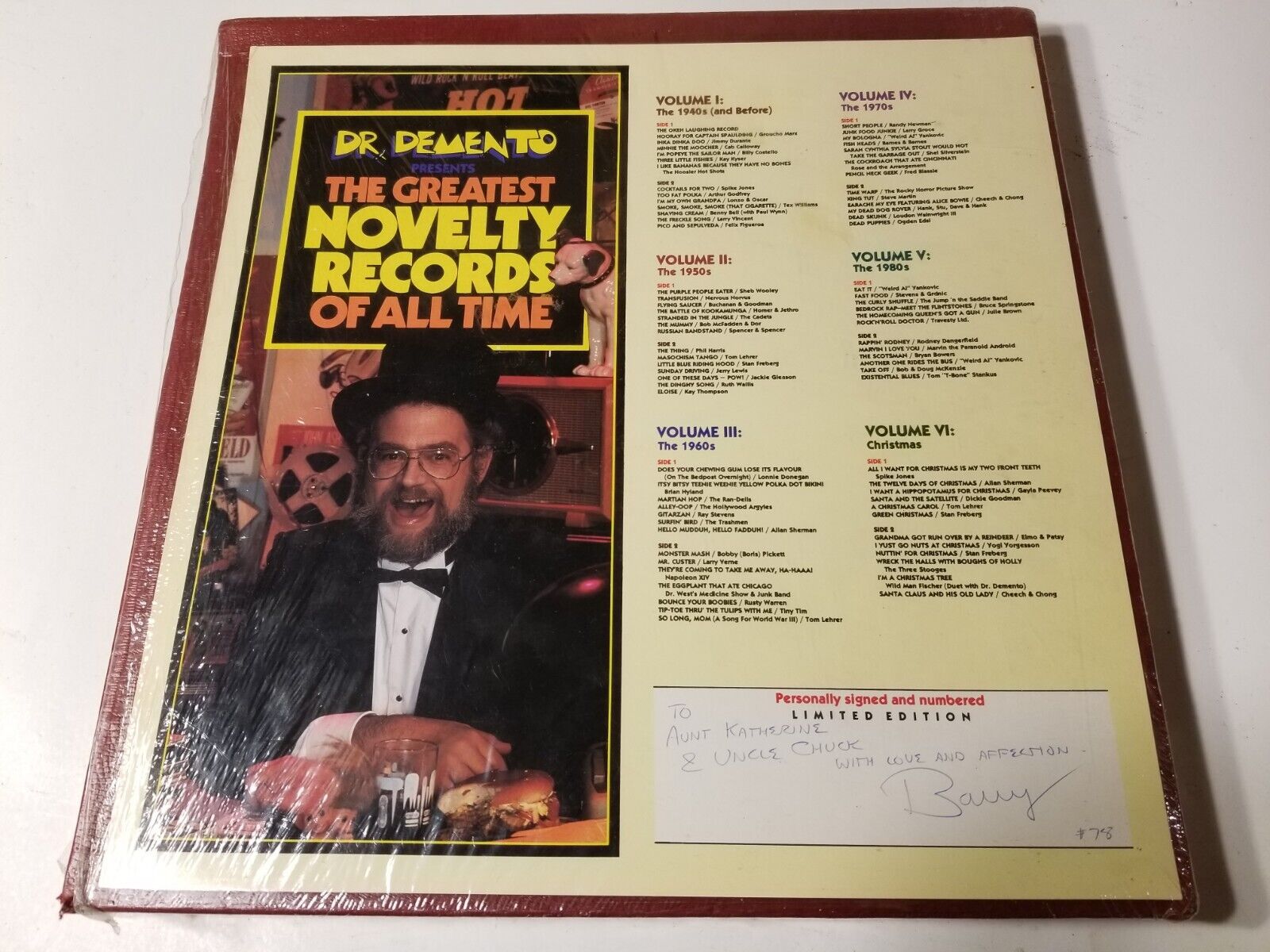 Vintage Dr. Demento’s The Greatest Novelty Records of All Time:Signed Barry, #78