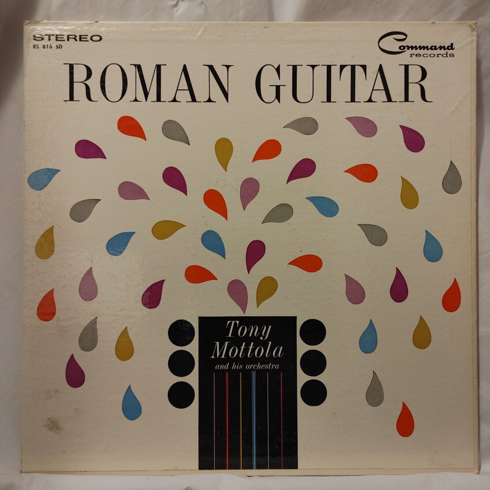 Vintage Tony Mottola And His Orchestra – Roman Guitar LP Vinyl Record [RS816SD]