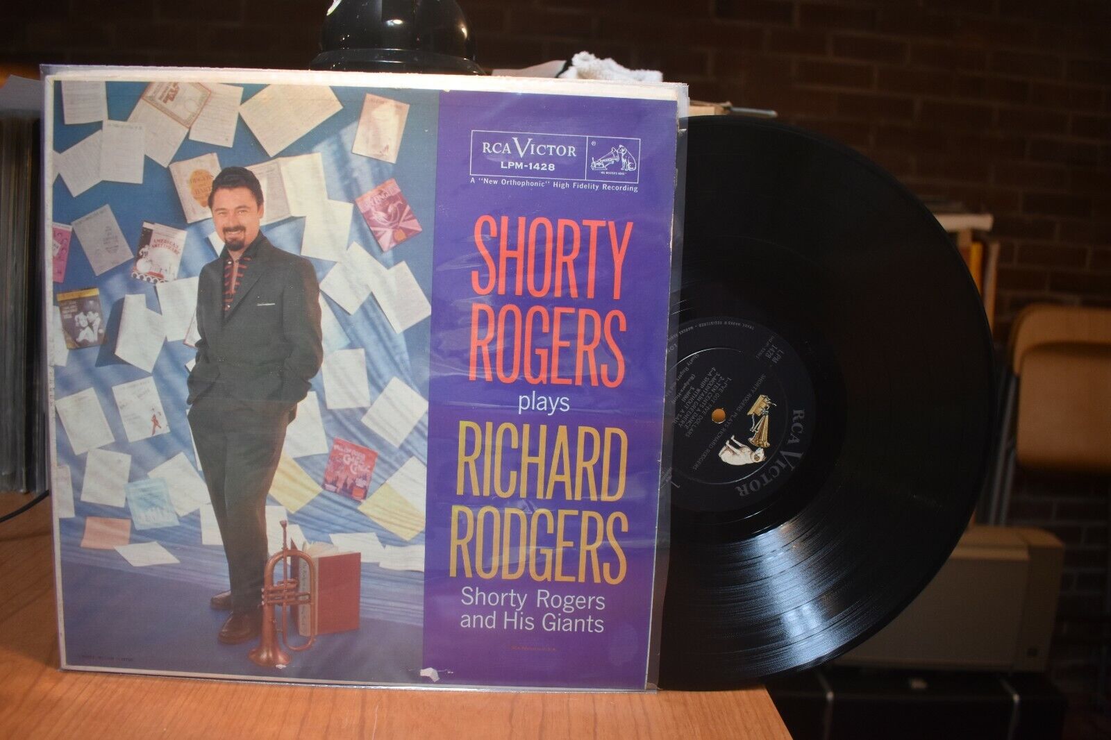 Shorty Rogers and his Giants Shorty Rogers plays Richard Rodgers LP RCA LPM-1428