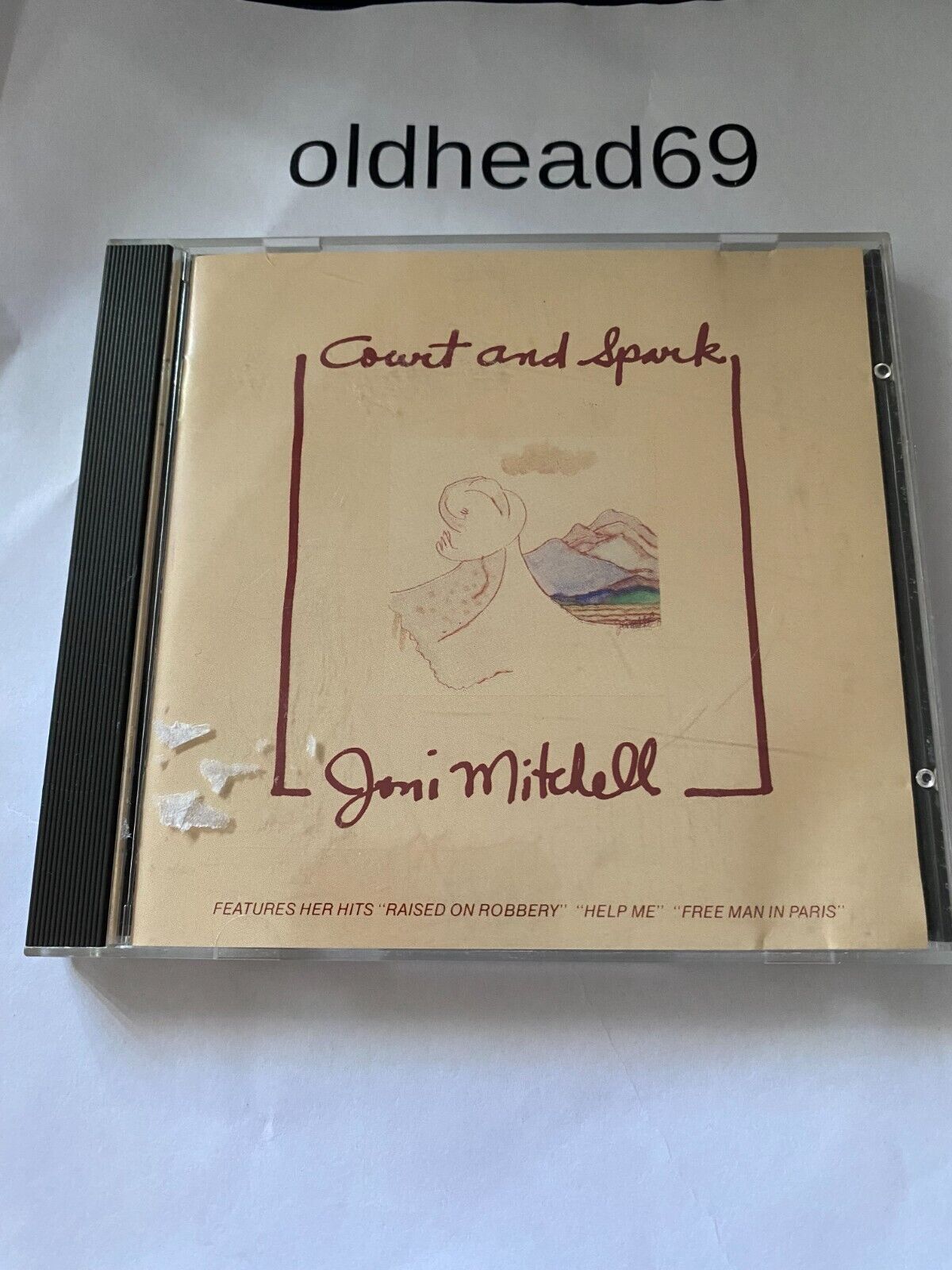 Court & Spark by Mitchell, Joni (CD, 1990) made in West Germany  Very good