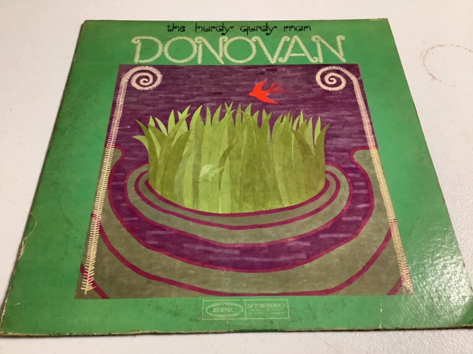 DONOVAN - “THE HURDY GURDY MAN” LP - 1968 EPIC BN 26420 VG+/VG+