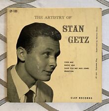 STAN GETZ The Artistry Of 1953 VTG Vinyl EP 45 7” Record Clef EP-189 VG+ Jazz picture
