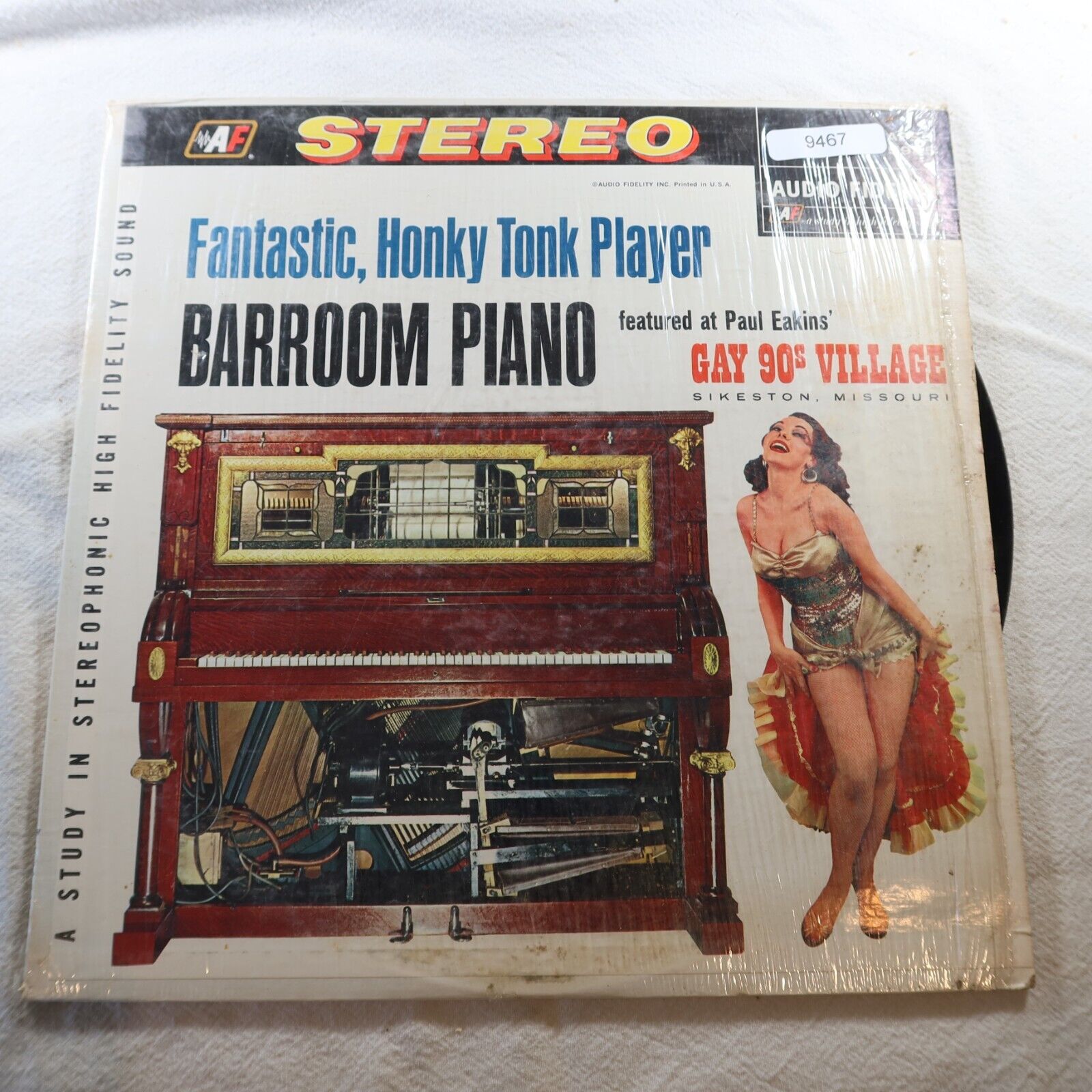 Paul Eakins Fantastic Honky Tonk Player Barroom Piano   Record Album Vinyl LP