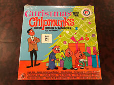 VINTAGE 1962 CHRISTMAS WITH THE CHIPMUNKS VINYL LP RECORD  MLP-1216 VG picture