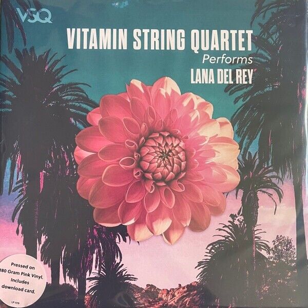 Vitamin String Quartet Performs Lana Del Rey 180 Gram Pink Colored Vinyl LP