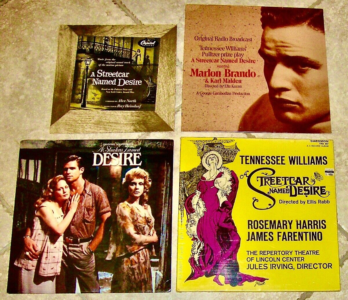 A STREETCAR NAMED DESIRE: Brando-Movie & Radio/Ann Margaret-TV/Harris-Stage