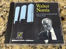 Live at Maybeck Recital Hall, Vol 4 - Audio CD By Norris, Walter CCD-4425 picture
