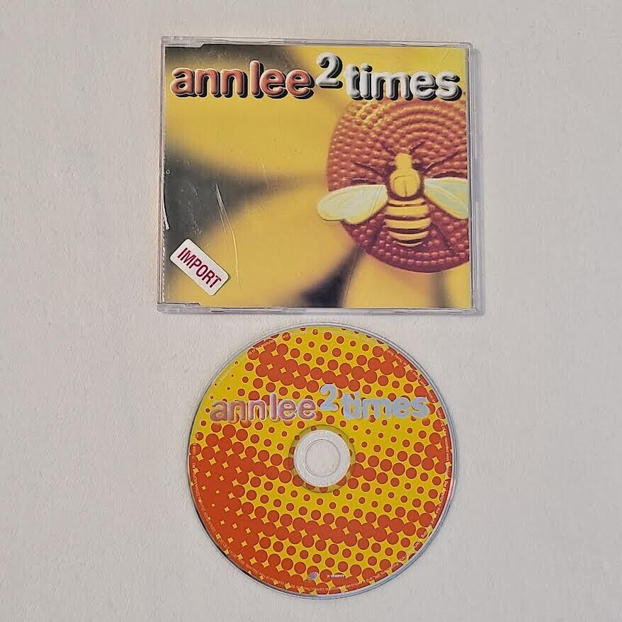 ANN LEE - 2 Times CD -  3 Track Single w/Remixes UK Import - EXC Disc USA Seller