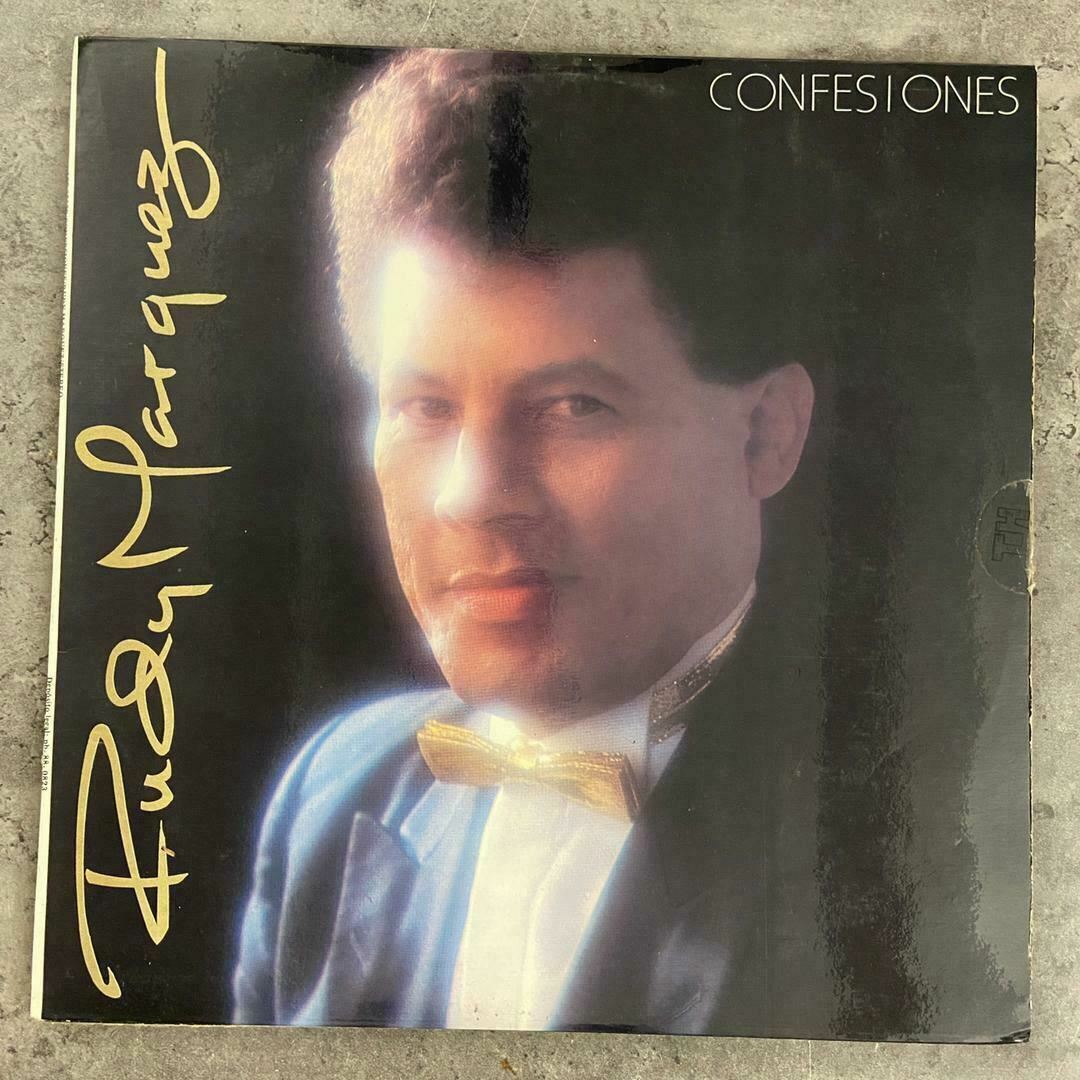 Rudy Marquez - Confesiones [1988] Vinyl LP Latin Pop Top Hits Tu Volveras