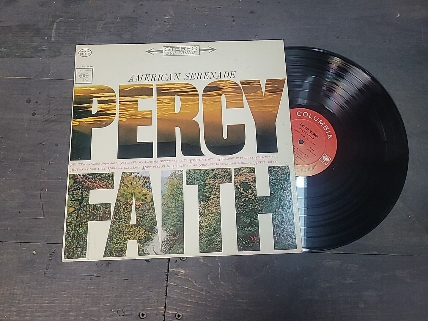 American Serenade- By Percy Faith (Vinyl, 1963 Columbia) Record Album 33rpm Nice