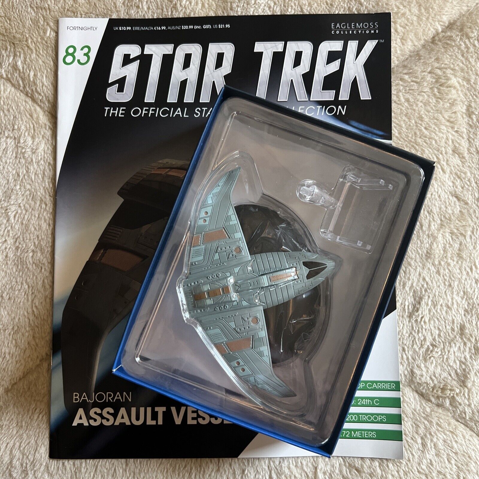 Star Trek Eaglemoss Banjo ran Assault Vessel