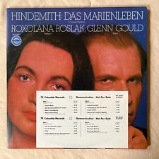 ROSLAK/GOULD Hindemith: Das Marienleben 1978 Vinyl 2xLP Columbia M2 34597 - VG+ picture