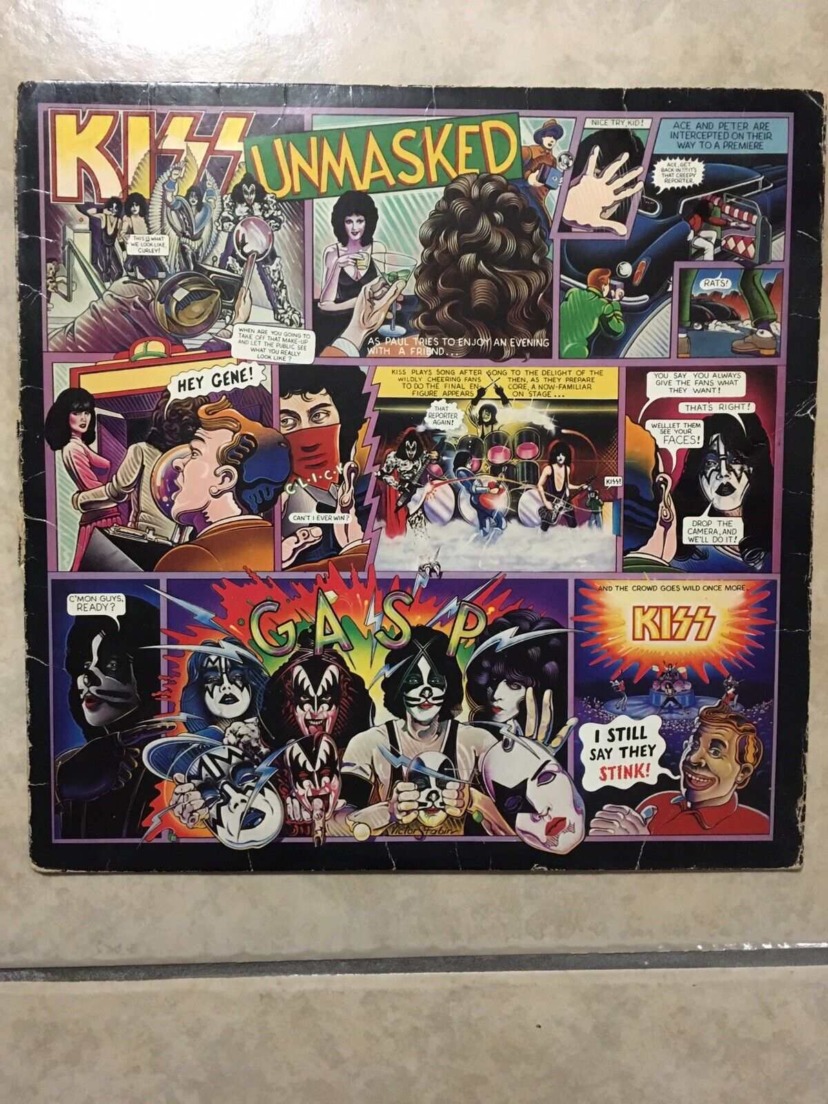 KISS Unmasked NBLP 7225 Vinyl Record Album