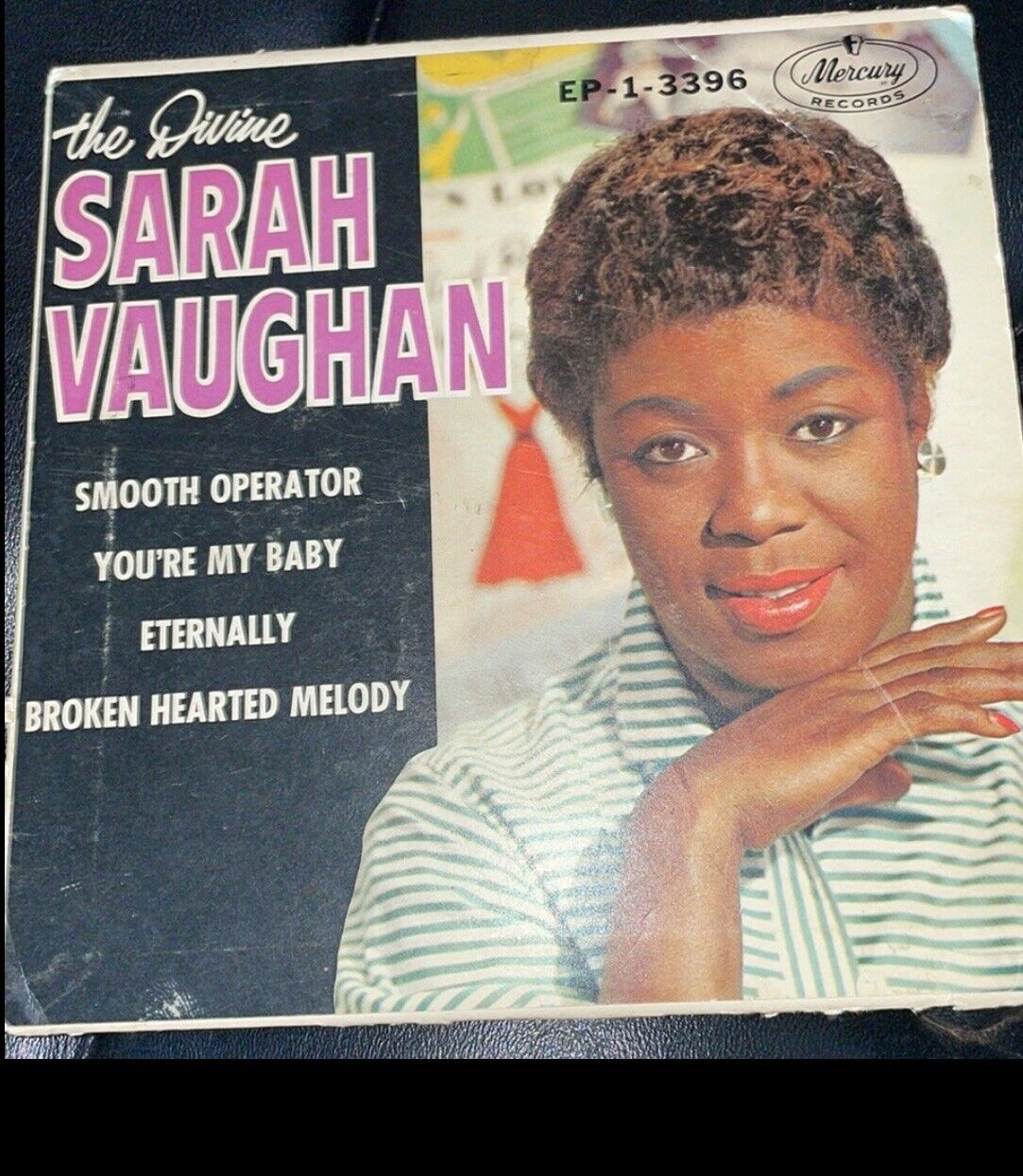 1960s Sarah Vaughan Record. Antique Collectible Vintage.