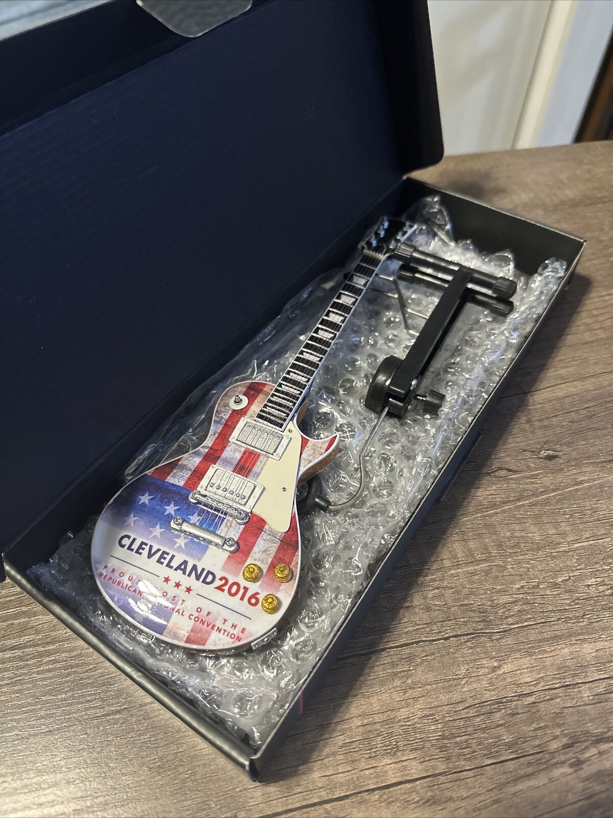 Cleveland 2016 RNC Miniature Rock & Roll Guitar By Axe Heaven w/ Box Rare