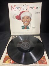 Bing Crosby Merry Christmas Decca Record DL 8128 G/VG picture