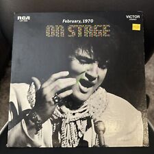 Vintage ELVIS Presley February, 1970 ON STAGE Viny Ultrasonically Cleaned picture