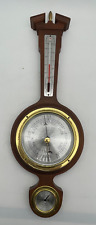 VINTAGE TAYLOR INSTRUMENT  WEATHER STATION BANJO WALL THERMOMETER BAROMETER  picture