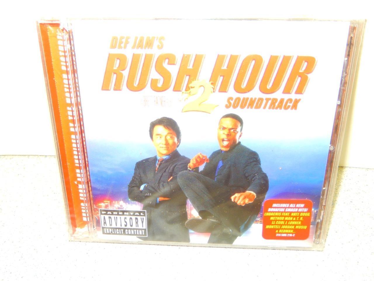 RUSH HOUR 2 SOUNDTRACK  CD- DEF JAM\'S  - VARIOUS ARTIST- 17 TRACKS-  NEW