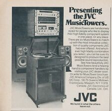 1978 JVC Music Towers Display Stereo System Innovative Vintage Print Ad SI2 picture