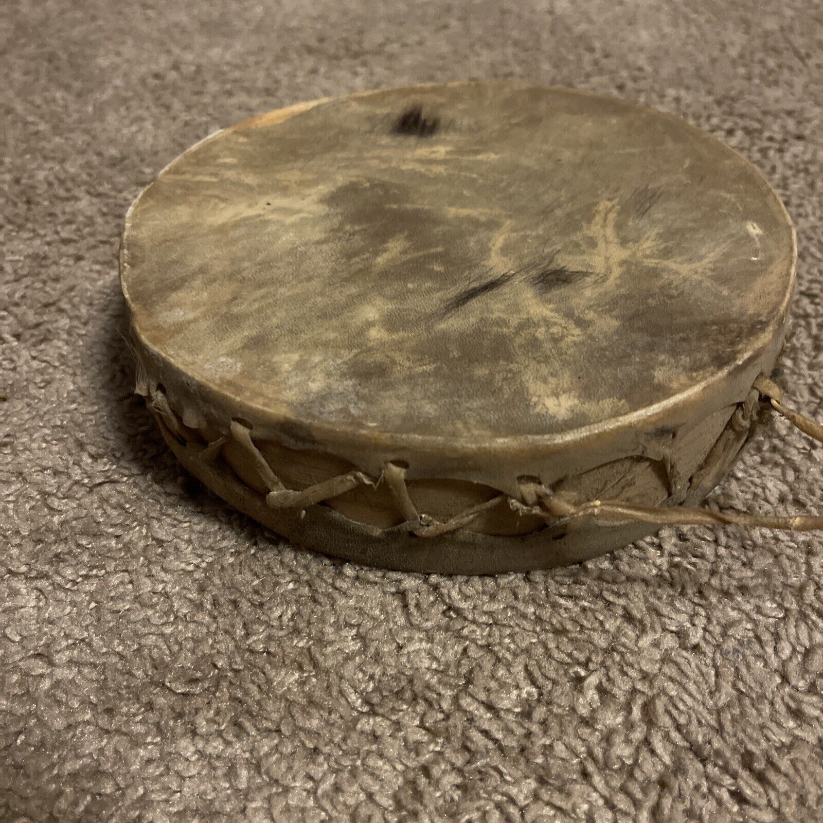 Native American Rawhide Hand Drum. Late 1900’s