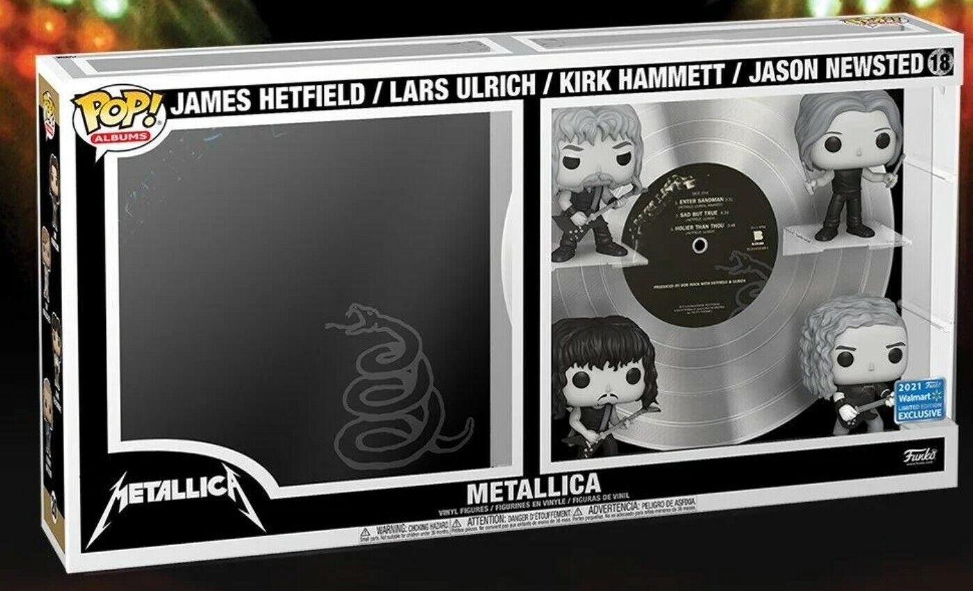 Funko Pop METALLICA 2021 Vinyl Black Album Walmart EXCLUSIVE SOLD OUT in hand