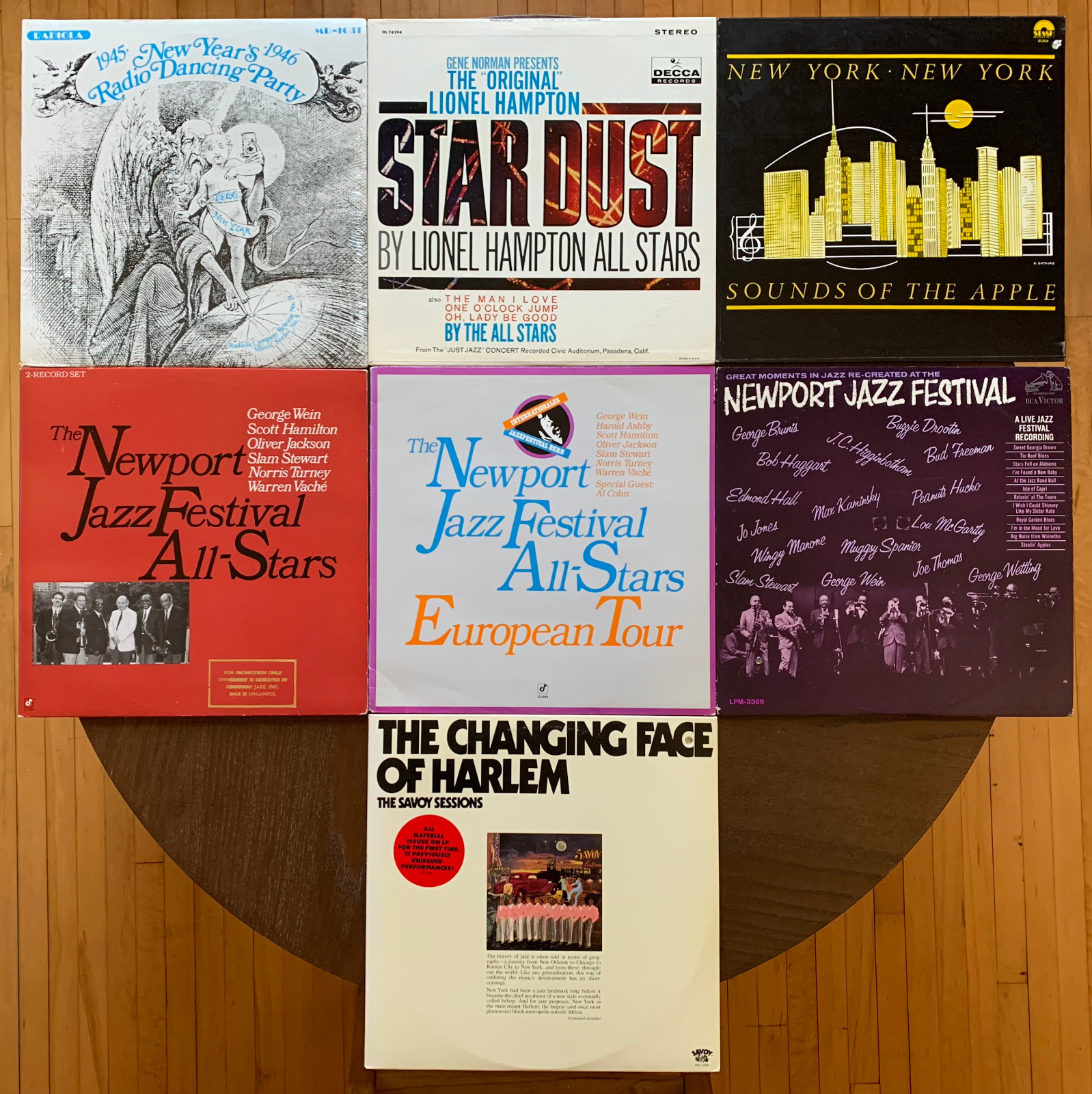 JAZZ 1960s-80s COMPILATION LP Lot Decca/Stash/Concord/RCA/Savoy/Radiola/Newport
