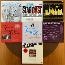 JAZZ 1960s-80s COMPILATION LP Lot Decca/Stash/Concord/RCA/Savoy/Radiola/Newport picture