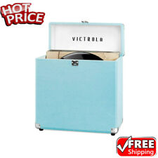 Victrola Collector Vinyl Record Storage Case Carrying Case Box Holds 30 Albums picture