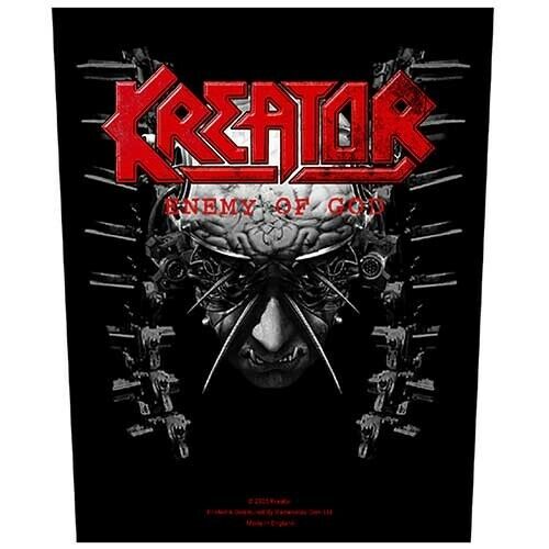 KREATOR BACK PATCH : ENEMY OF GOD : album Official Licenced Merchandise gift