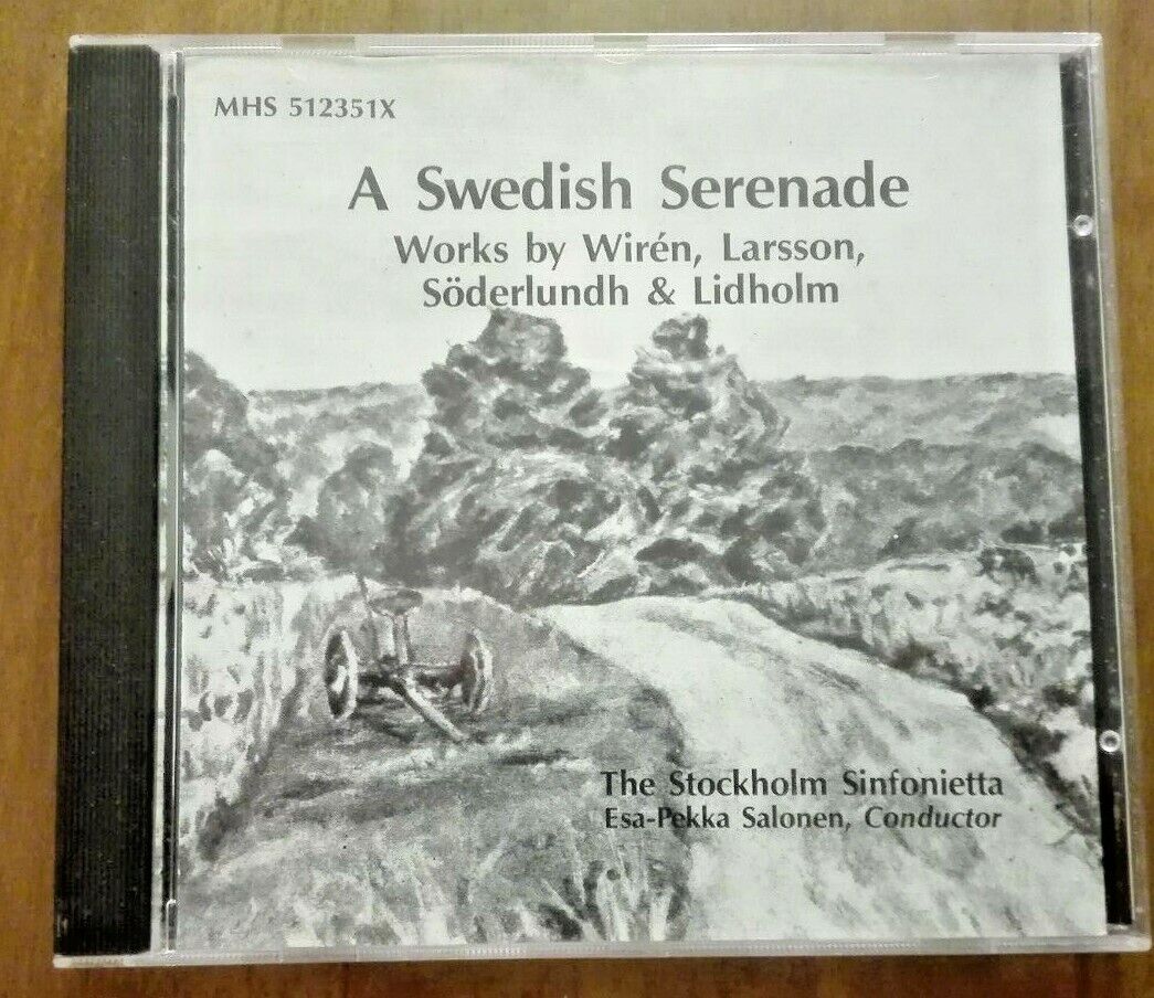 A Swedish Serenade-Stockhom Sinfonnieta-Wiren, Larsson, Lindhom+cd-SHIPPING DEAL