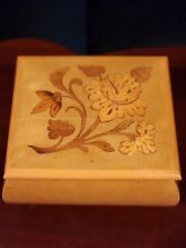 Reuge Swiss Floral Music Box Send in the Clowns  Made in Italy - Vintage picture