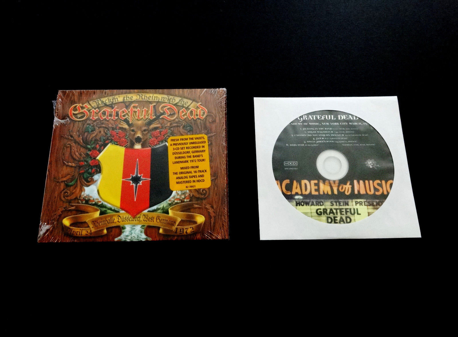 Grateful Dead Rockin The Rhein Academy Of Music Bonus Disc CD Europe \'72 NY 4-CD
