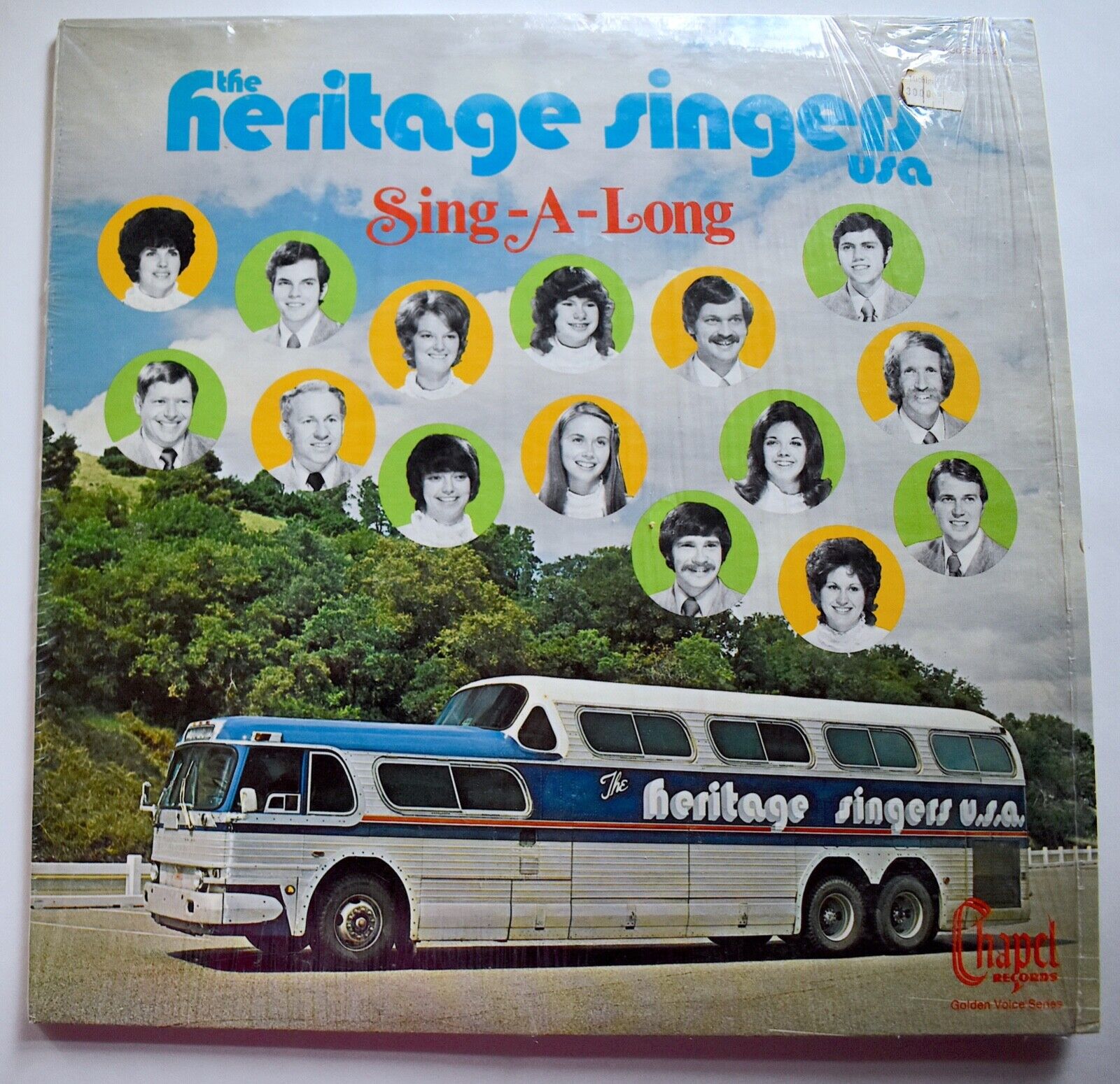 Vintage Heritage Singers USA Sing-A-Long Vinyl 33 LP Record in Plastic FreeS&H
