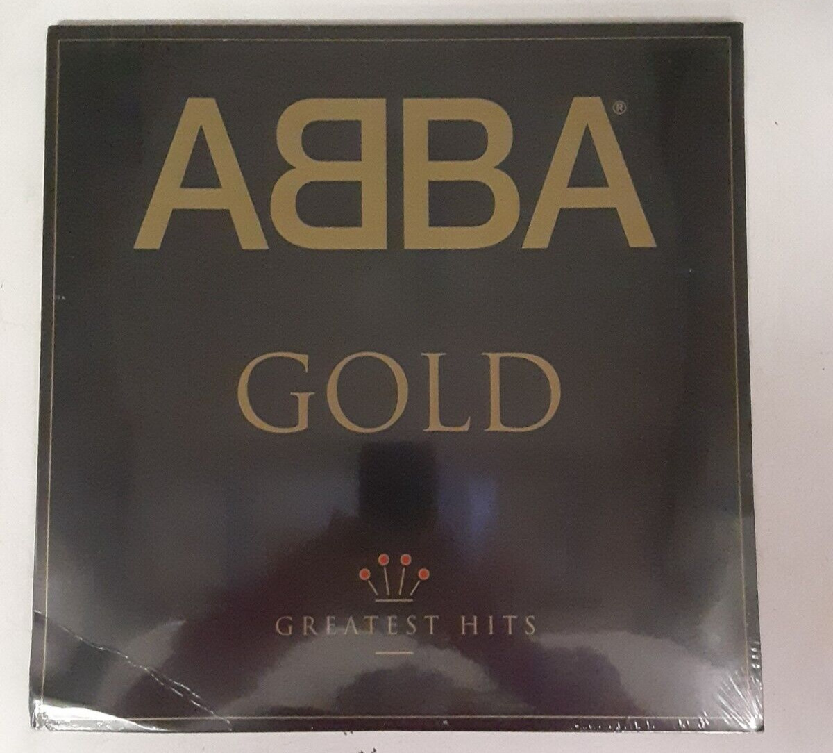 ABBA Gold Greatest Hits SEALED Vinyl, Sleeve creased -