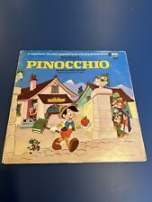 1969 Disneyland vinyl 3905 Walt Disney's PINOCCHIO + 11 page booklet Record VG picture