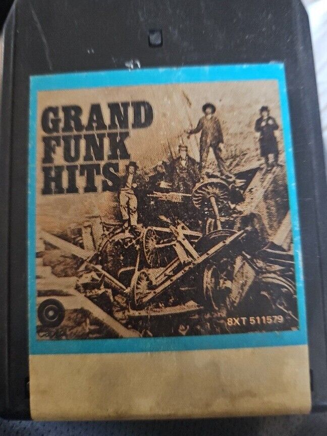 Vintage Grand Funk Hits 8 Track Tape Cartridge 1976