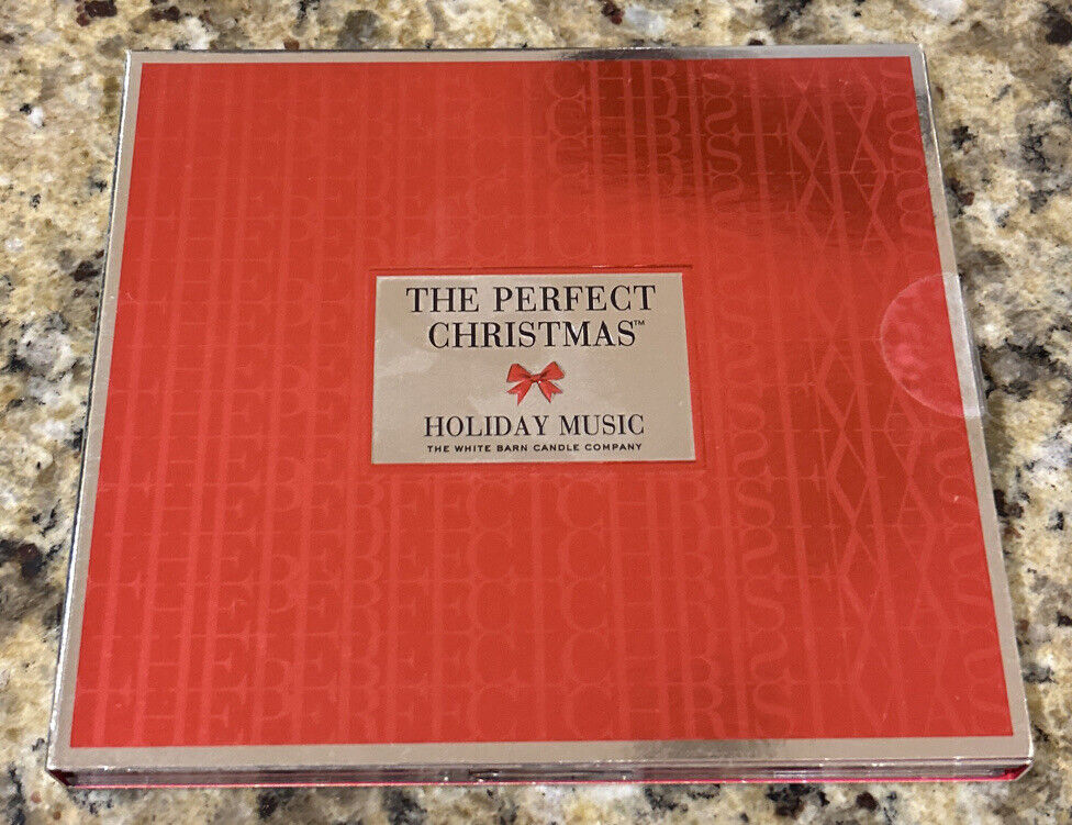 THE PERFECT CHRISTMAS Holiday Music THE WHITE BARN CANDLE COMPANY. NEW Sealed