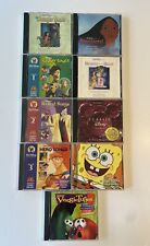 Kids Children CD Lot 9 Disks Music Disney SpongeBob Veggie tails  picture