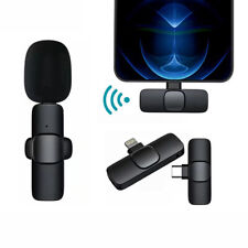 Wireless Lavalier Microphone Portable Audio Video Recording Mini Mic For I Phone picture