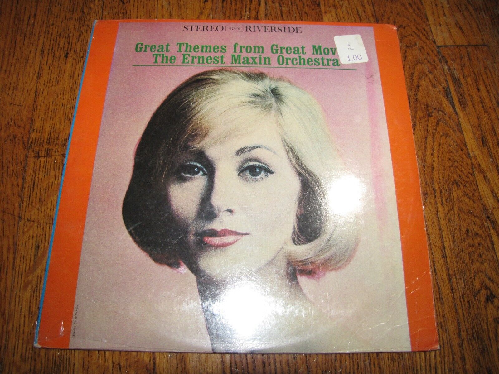 ERNEST MAXIN ORCHESTRA - GREAT THEMES FROM GREAT MOVIES - SEALED RIVERSIDE LP