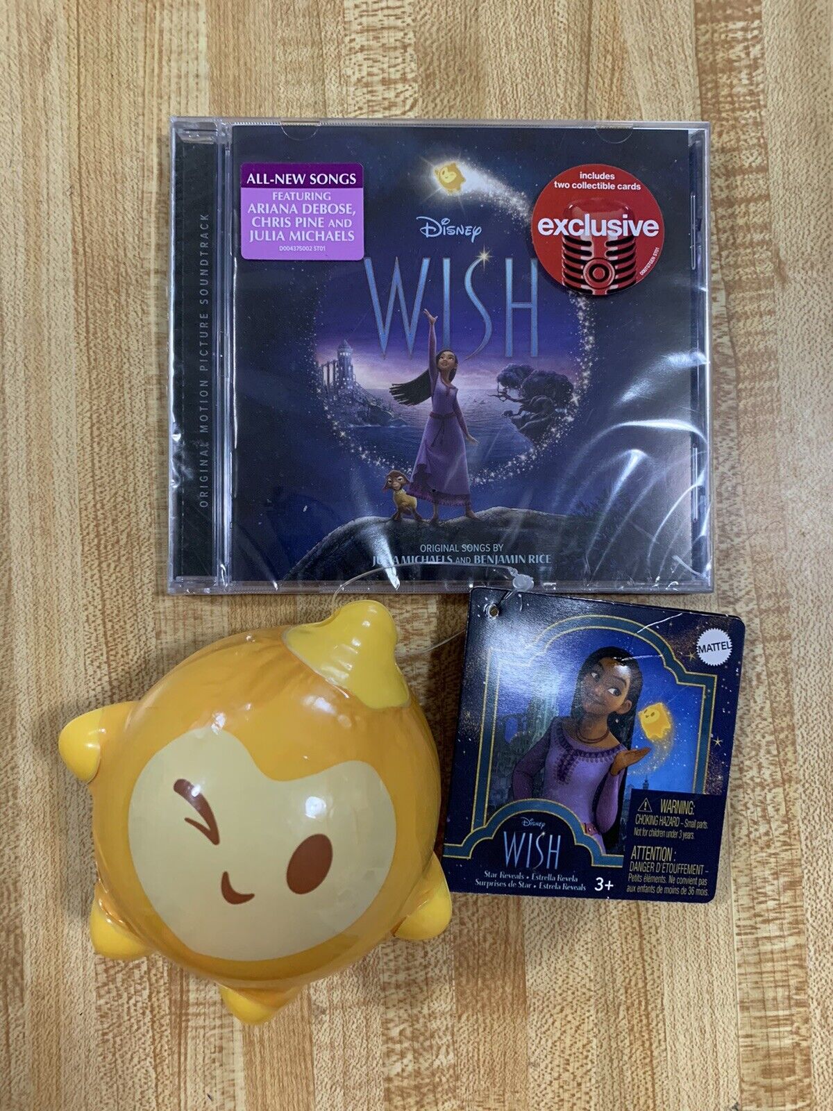 DISNEY: WISH (CD 2023) New/sealed with Mattel Star Reveals Mystery Figure