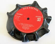 Vtg. RCA Victor 33 Record Ash Tray Bowl Melted Massenet Decoration Wall Hanging  picture
