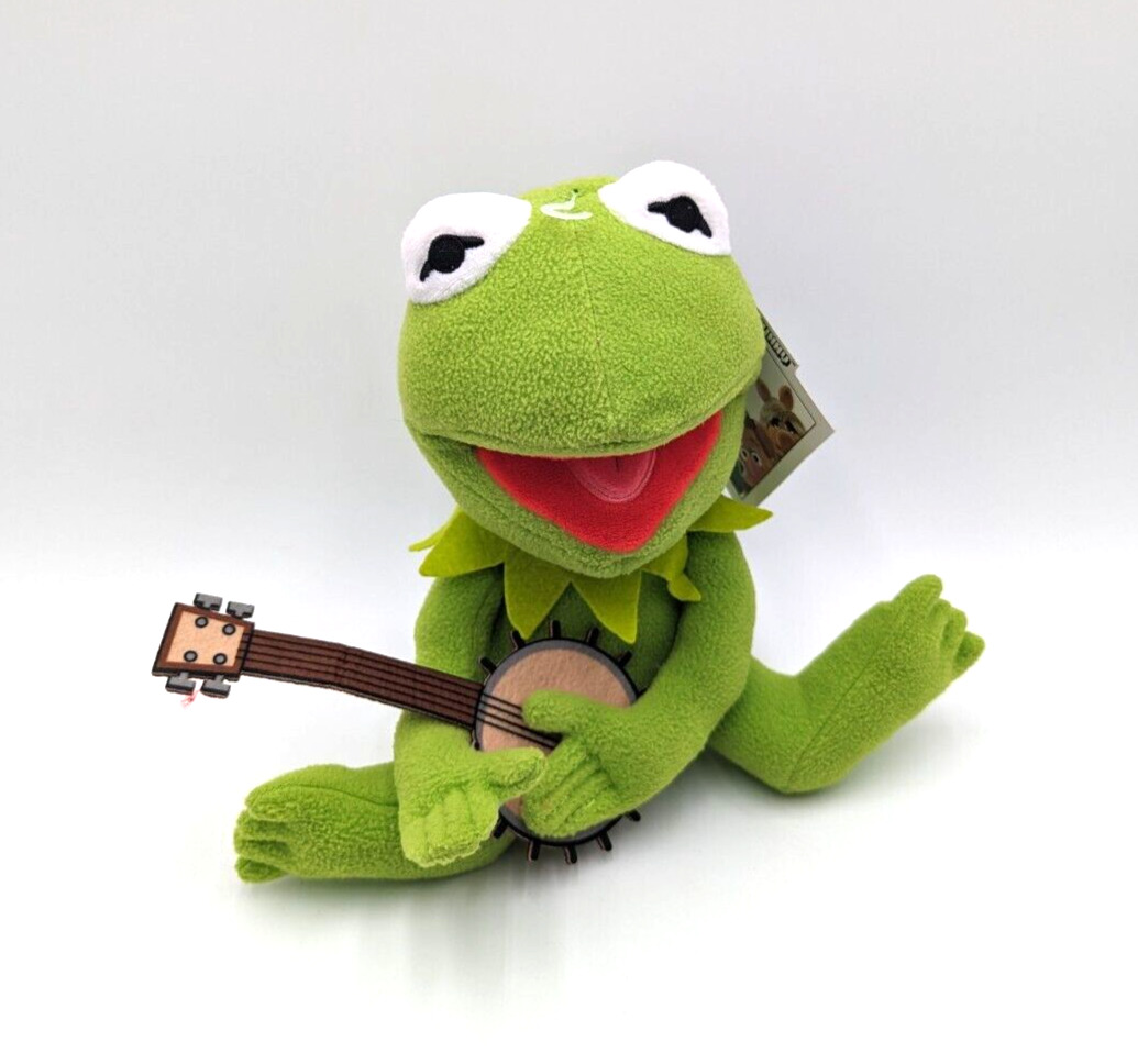 Disney The Muppets - Phunny Kermit with Banjo Plush - 7.5\