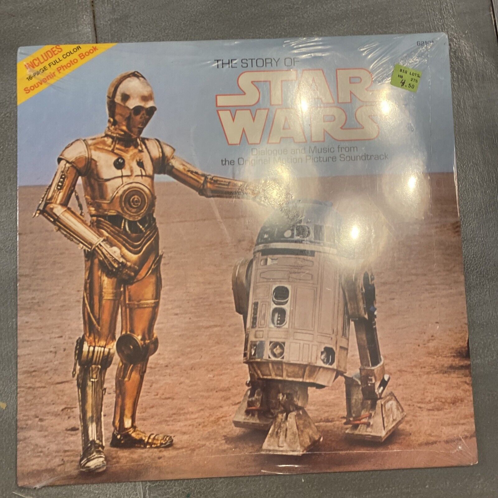 1977 The Story of Star Wars Vinyl LP with Souvenir Photo Book New